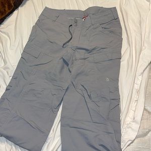 Gray The North Face Convertible Pants